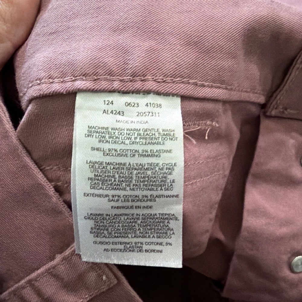 Columbia Holly Hideaway Pants Women's Size 14 Straight Leg Button Up Pink - Picture 6 of 9